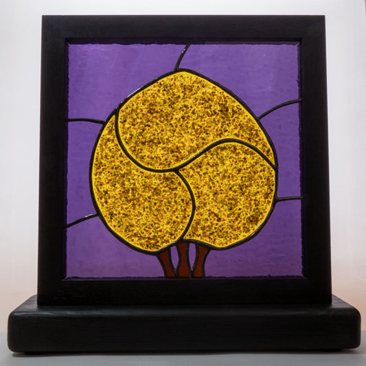 Hazel Framed Glass Art Panel